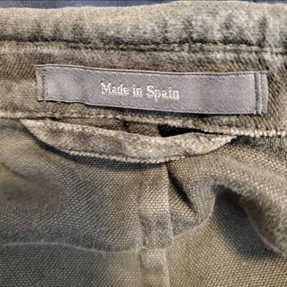 Z Zegna Mens Two Button Blazer Gray Jetted Pockets Notch Lapel 44R EU 54R New - Picture 8 of 11